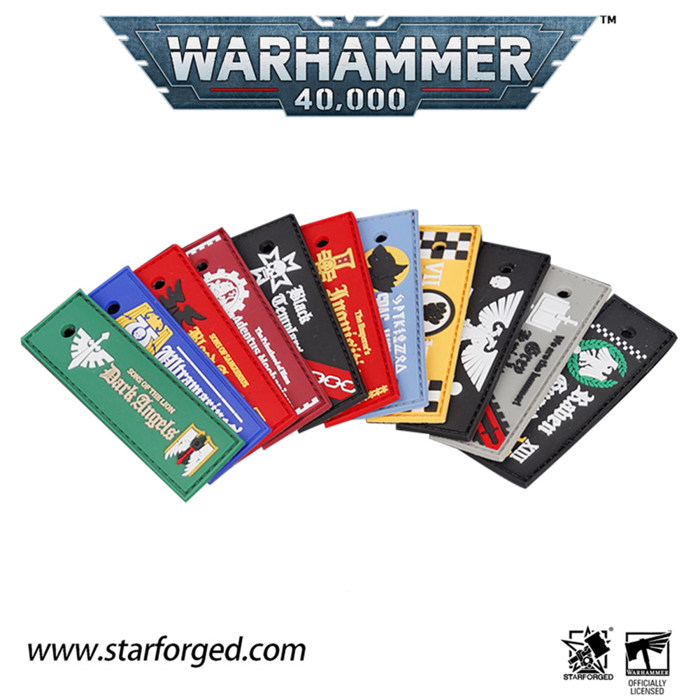 Starforged lmperial Armed Forces Morale Patches Velcro Warhammer 40K WH40 Space Wolves & Dark Blood Angels Other